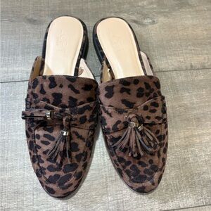 Loft Leopard style Mules with Tassel
NWOT SIZE 7